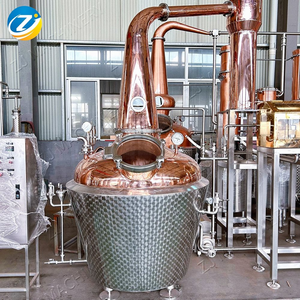 500L + 300L ZJ Cobre Ollas dobles <span class=keywords><strong>Dos</strong></span> ollas Destilador Equipo de destilación para fábrica de <span class=keywords><strong>whisky</strong></span> de malta de cebada - Product Image 3