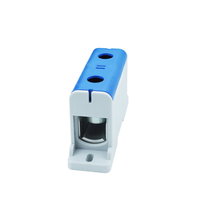 Bloc de jonction en aluminium à courant élevé gris bleu WKL240 800V