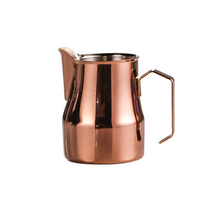 L-Beans – carafe à lait en acier inoxydable pour latte art, 550 ml, avec bec long, pour la préparation de cappuccino et d'espresso - Product Image 1