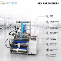 Machine d'étiquetage de bouteilles semi-automatique électrique à commande PLC de haute précision pour bouteilles de cosmétiques et de vin (cercle complet/demi-cercle)