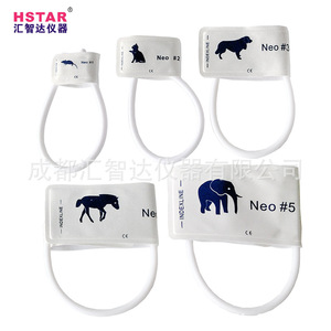 Brazalete de Presión Arterial Veterinario Huizhida, Desechable, No Tejido, Tamaño Específico para Animales del 1 al 5, para Monitoreo de Mascotas - Product Image 3
