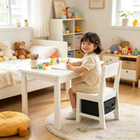 Table d'écriture multifonctionnelle pour enfants, ensemble bureau et chaise d'étude pour enfants avec rangement