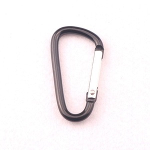 LFEDC Accept Custom Logo Different Sizes #5 #6 #7 #8 D Shape Aluminum Metal Alloy Snap <strong>Hook</strong> Carabiner <strong>Clip</strong> - Product Image 6