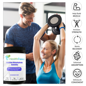 High Quality Creatine Monohydrate <b>Gummies</b> with Total Carbohydrate Build Muscle Strength Boost Recovery Delicious Convenient - Product Image 5