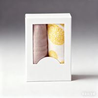 Boîte en papier pliable personnalisable avec fenêtre transparente Boîtes cadeaux de supermarché Emballage de chaussettes et de sous-vêtements