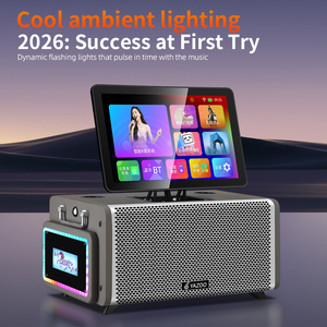 Nouveau modèle 2026 : <span class=keywords><strong>Enceinte</strong></span> Bluetooth portable double 5,5 pouces avec effets lumineux et microphone pour fêtes en famille et entre collègues - Product Image 5