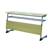 Meubles scolaires, bureau et chaise pour 3 personnes, tables et chaises réglables en hauteur pour les élèves, 95