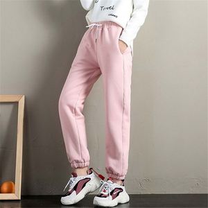 2020 Winter <strong>Women</strong> Sport Pants Sweatpants Workout <strong>Fleece</strong> <strong>Trousers</strong> Solid Thick Warm Winter Female Running Jogger Pants - Product Image 6