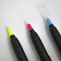 Stylo à lumière noire pour écrire des messages secrets, 3 couleurs, marqueur magique à lumière UV, encre invisible, stylo espion permanent à lumière noire