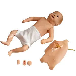 Voll funktions fähige Kinder betreuung puppe Neugeborene Säuglings pflege, Venen punktion und Intubation strain ings puppe