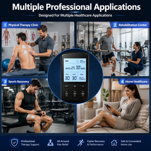 Appareil professionnel TENS EMS 4 en 1, équipement d'électrothérapie, équipement de réadaptation, fabricant d'appareils de physiothérapie à double canal - Product Image 5