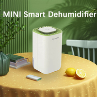 Nouveau Déshumidificateur Intelligent Portable Mini 800ml Personnalisable Tendance 2026 pour Maison, Chambre et Salle de Bain