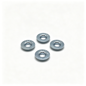 Œillets ronds plats personnalisés en zinc plaqué avec limiteur de compression - Product Image 6