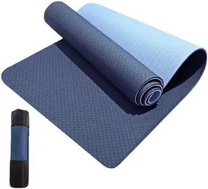 Huayi Pilates phòng tập thể dục tùy chỉnh màu sắc thêm rộng kích thước lớn chống trượt thân thiện với môi trường 183cm x 63cm chất liệu TPE Yoga Mat