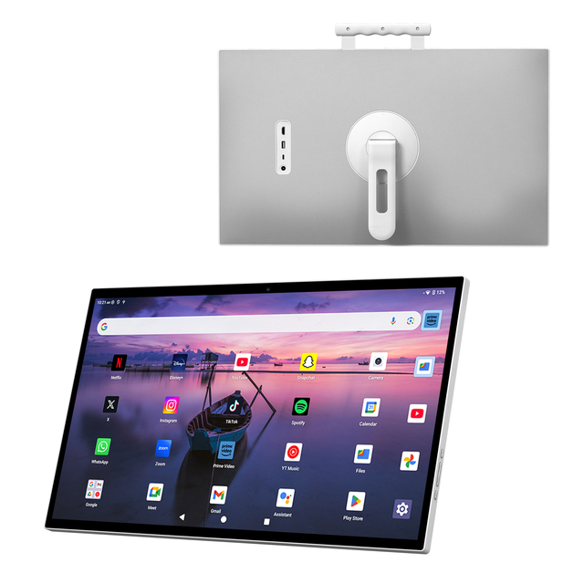 2026 New 27" LED HDTV Smart Rotating Tablet TV with Android 15 Wireless for Kids