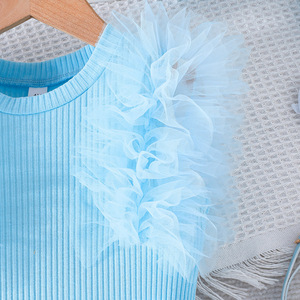 Ropa para Niñas de 4 a 7 Años, Vestidos de Manga Corta con Volantes, Vestidos Elegantes para Niñas Pequeñas - Product Image 5