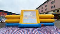 Terrain de football gonflable Lilytoys pour l'eau et la terre avec buts intégrés, arène en PVC certifiée CE