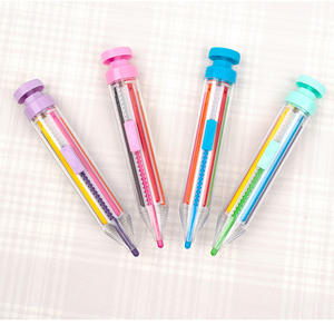 ปากกาสีเทียนแบบอเนกประสงค์สำหรับเด็กเติมได้8ใน1สีเทียนหลากสี - Product Image 5