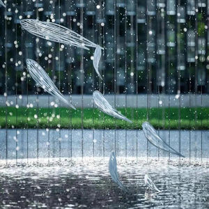 <span class=keywords><strong>Fontaine</strong></span> lumineuse, rideau d'eau mural, décoration de jardin, rideau de pluie, fontaines et cascades - Product Image 2