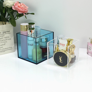 Bán Buôn Custom Made Giá Rẻ Rõ Ràng Trắng Lớn Nhỏ <span class=keywords><strong>Plexiglass</strong></span> Bao Bì Hộp Hình Chữ Nhật Vuông Acrylic Lưu Trữ Hộp Với Nắp - Product Image 6