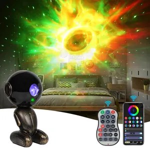 Robot nébuleuse projecteur veilleuse décoration de plafond LED atmosphère lampe Astro étoile lazer lumières cadeau pour enfants adultes chambre