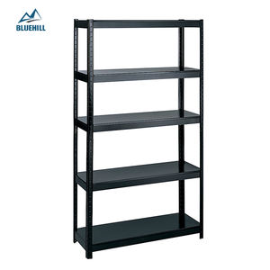 Ready to Ship 5 Tier <strong>Cheapest</strong> Small Space Steel Powder Coated Boltless Racking Shelves Industrial 4-shelf Garage Storage Racks - Product Image 4