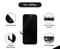 Écran LCD Incell en gros d'usine pour iPhone 15 Plus, assemblage numériseur d'écran tactile, pièces de rechange pour téléphone portable