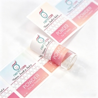 Étiquette autocollante personnalisée avec logo, imperméable, en vinyle adhésif pour flacon de liquide, 3 ml, 5 ml, 10 ml