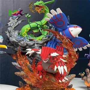 Statue modèle lumineuse de scène GK du trio légendaire de Hoenn Pokémoned Groudon Kyogre Rayquaza - Product Image 4