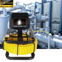 Caméra d'inspection de canalisations 30M CMOS Full HD avec carte mémoire DVR, étanche IP68, endoscope industriel avec moniteur 4,3 pouces