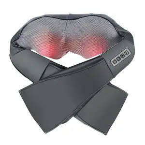 Masajeador 3d Shiatsu por infrarrojos, dispositivo de masaje para hombros y cervicales