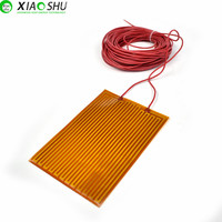 Film chauffant flexible en polyimide Kapton XIAOSHU, fabriqué en Chine, 6V 12V 24V 72W 120W, avec adhésif, certifié CE, -80°C à 150°C