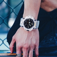 Reloj Deportivo Skmei 1155B Blanco Transparente Reloj Hombre Relojes Para Hombre Reloj Digital Venta Caliente Reloj De Pulsera