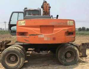 Excavatrice d'occasion HITACHI ZX130W 13 tonnes de Shanghai Yard China, pelle d'occasion ZX70 ZX120 ZX200-3G, entretien soigné - Product Image 2