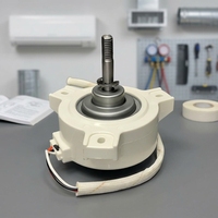 Motor Soplador BLDC de Alta Eficiencia 65% 30W, Control PWM Continuo, Carcasa de Plástico-Cerámica, Baja Elevación de Temperatura de 25K para Electrodomésticos