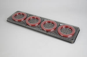 Lampu Kombinasi Belakang LED untuk Truk <span class=keywords><strong>Trailer</strong></span> 12V 24 Volt Indikator Rem Tahan Air Desain Multi Sinyal - Product Image 4