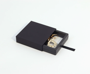Custom Durable Rectangle Floating Drawer Jewelry <b>Box</b> Square Premium Cardboard Packaging for Jewelry Display Gift Packaging - Product Image 3