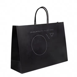 Custom Logo Eco Friendly Recyclable Kraft <b>Paper</b> Shopping <b>Bags</b> White Brown Twisted Handle <b>Carrier</b> <b>Bags</b> for Retail Supermarket - Product Image 4