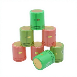 Capsules en PVC thermorétractables en aluminium ou en plastique les plus vendues, capsules de vin de 30 mm avec logo <span class=keywords><strong>et</strong></span> couleur personnalisés - Product Image 1