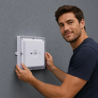 Température minimale SAA : -40 ℃   Lampe LED industrielle étanche IP65 pour chambre froide avec 5700K pour salles de bain, hôtels, magasins alimentaires, fermes