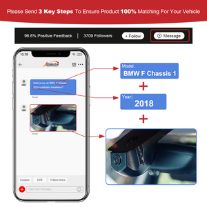 Dash Cam 4K con doppia lente Adinkam per <span class=keywords><strong>Mercedes</strong></span> Benz E classe W213 2017-2024G-sensore Wifi connettività App - Product Image 5