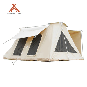 Tente <span class=keywords><strong>de</strong></span> <span class=keywords><strong>camping</strong></span> <span class=keywords><strong>de</strong></span> luxe Kawagebo Kamp (KK) pour pique-nique, en toile, avec barres <span class=keywords><strong>de</strong></span> fixation, pour 2 à 4 personnes, imperméable, pour <span class=keywords><strong>la</strong></span> famille en plein air - Product Image 2