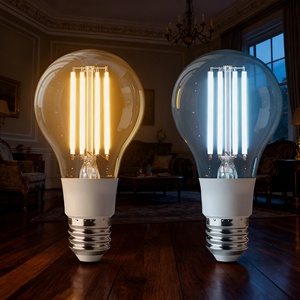 <span class=keywords><strong>Ampoule</strong></span> LED intelligente Aulipur WiFi Tuya E27, commande vocale et application, température de couleur et luminosité réglables, <span class=keywords><strong>filament</strong></span>, plastique - Product Image 1