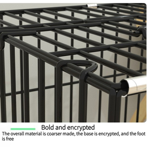 Bán Buôn Nhiệm Vụ Nặng Nề Có Thể Gập Lại Con Chó Crate Với Khay, Xách Tay Vật Nuôi Lồng Cho Nhỏ Vừa Chó, Nhà Vệ Sinh Đào Tạo Lồng Cho Con Chó Con Mèo - Product Image 6