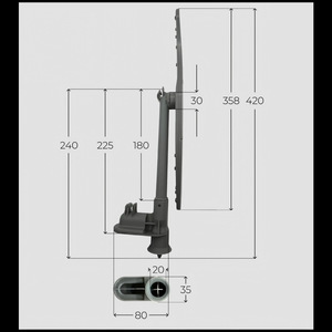 Brazo rociador de plástico Midea 9098/9231, pieza de repuesto para limpieza de lavavajillas - Product Image 5