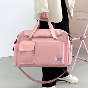 Bolsa de Gimnasio de Gran Capacidad de Alta Moda con Separación para Seco y Húmedo, Bolsa Deportiva Impermeable con Compartimento para Zapatos, Color Sólido, Alta Calidad para <span class=keywords><strong>Viajes</strong></span> - Product Image 3