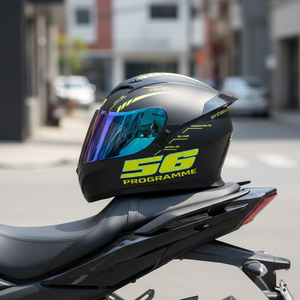 Casque de moto intégral en ABS, tendance, certifié 3C/DOT, personnalisable, en gros usine - Product Image 3