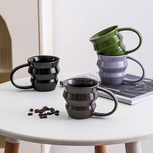 Taza de café <span class=keywords><strong>TATA</strong></span> de porcelana moderna de alto valor creativo diseño Simple lavavajillas microondas apto para el hogar Oficina parejas negocios - Product Image 3