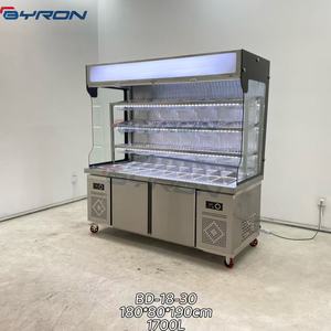 Byron Malatang Bar para restaurante Malatang Display Refrigerador <span class=keywords><strong>Vitrinas</strong></span> refrigeradas usadas - Product Image 5