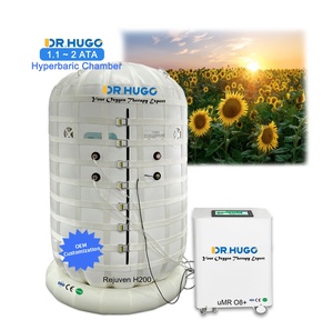 Cámara de Oxígeno Hiperbárico DR.HUGO Rejuven H200 Clinic, Cámara de Oxígeno Hiperbárico de Carcasa Blanda 2.0ATA, Cámara de Oxigenación Hiperbárica HBOT - Product Image 1